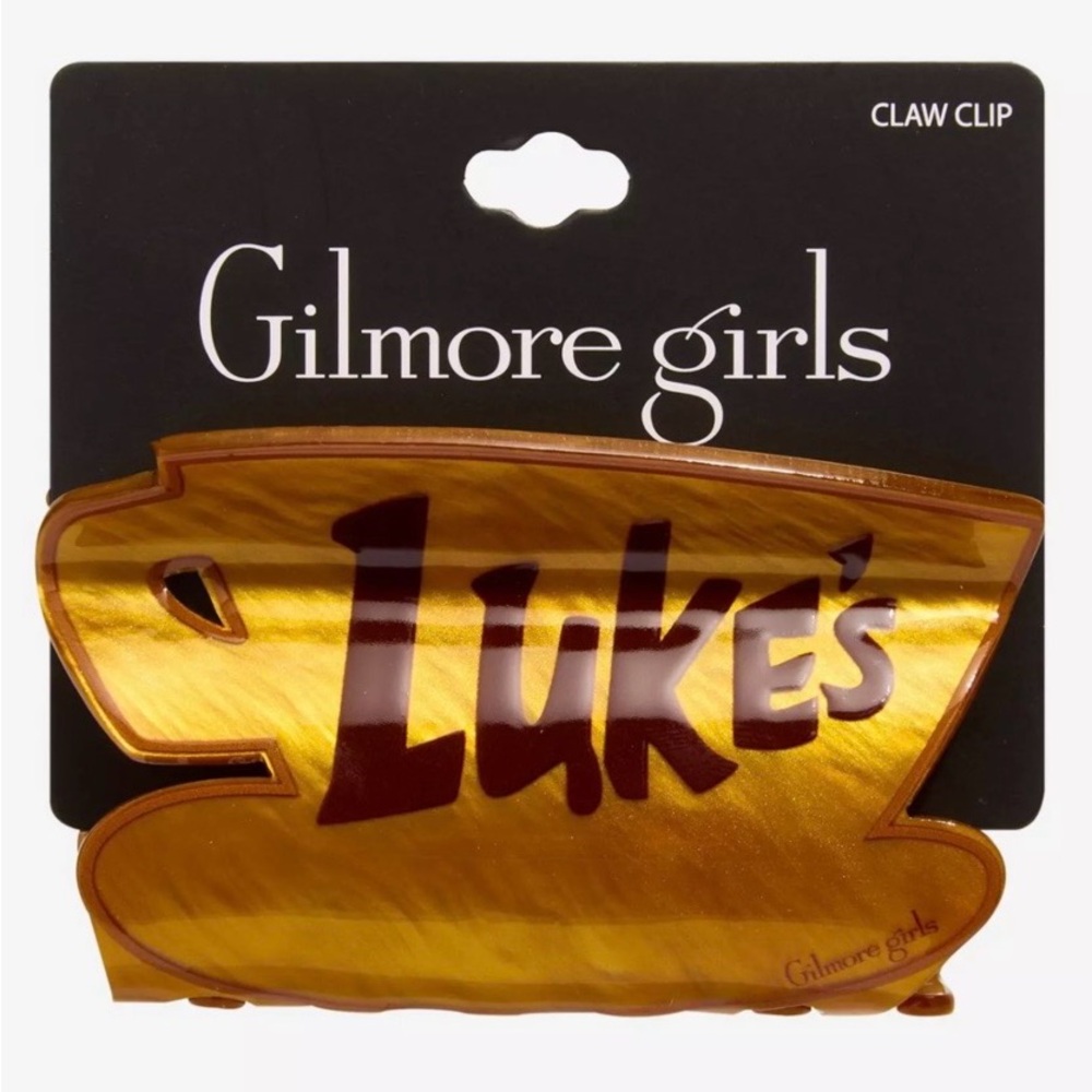 NWT Gilmore Girls Luke's Figural Claw Hair Clip